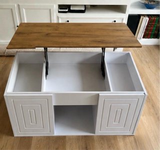 Mesa centro elevable a estrenar. Entrego montada