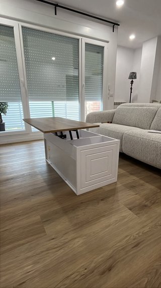 Mesa centro elevable a estrenar. Entrego montada