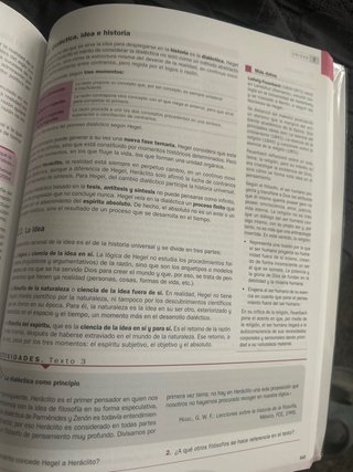 Historia de la filosofía, 2 Bachillerato