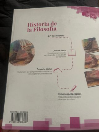 Historia de la filosofía, 2 Bachillerato