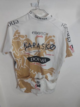 Maglia Ciclismo Giordana Karasko Oro/Bianca