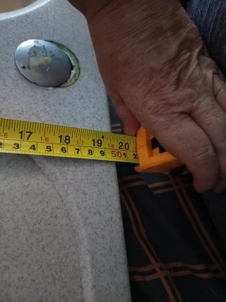 Fregadero de granito con escurridor