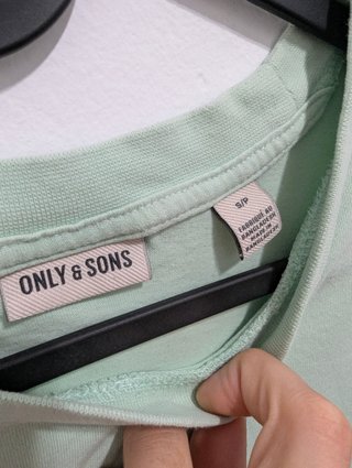 Camiseta Only & Sons verde estampada