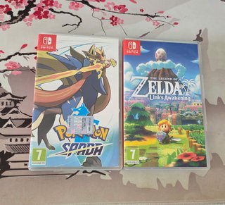 Pokémon Espada y Zelda Links Awakening switch