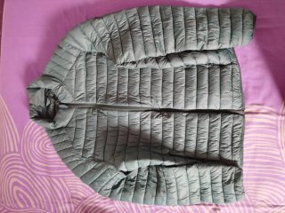Cazadora acolchada hombre verde