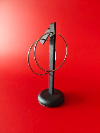 Pendientes Aro Plateados