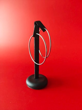 Pendientes Aro Plateados