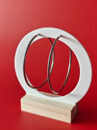 Pendientes Aro Plateados