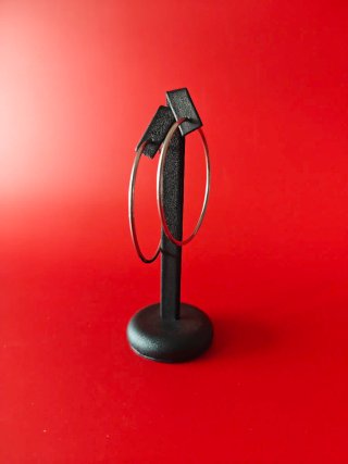 Pendientes Aro Plateados