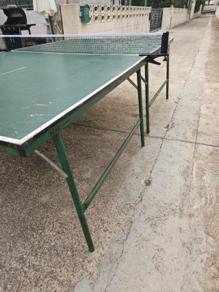 Mesa de ping pong verde