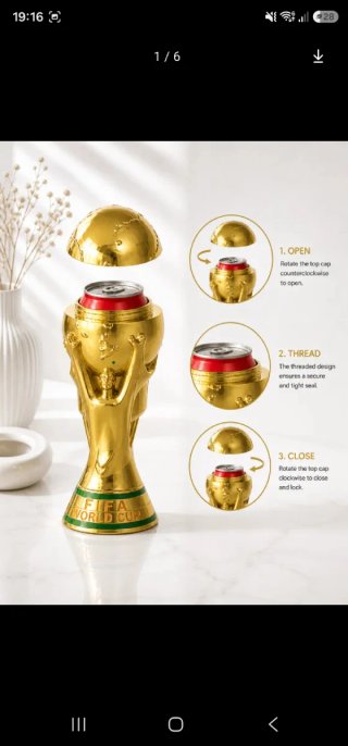 Copa del Mundo FIFA Portabebidas