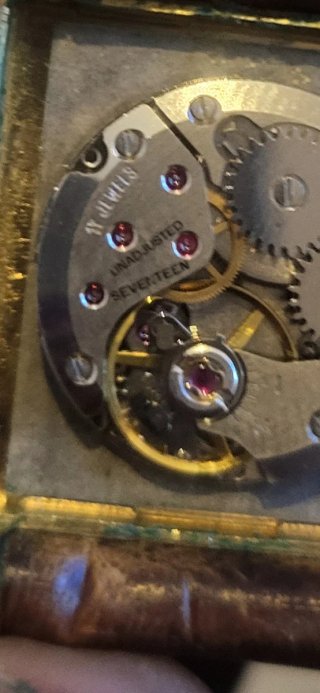 Reloj Cartier Dorado y Marrón