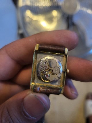Reloj Cartier Dorado y Marrón
