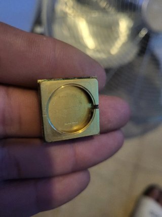 Reloj Cartier Dorado y Marrón