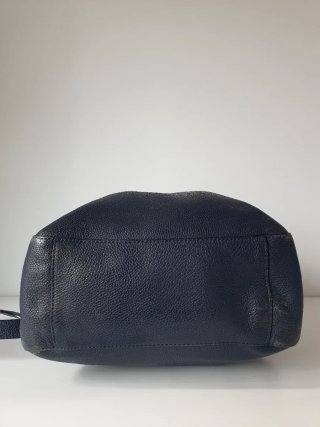 Mochila Piel Coach Azul Marino