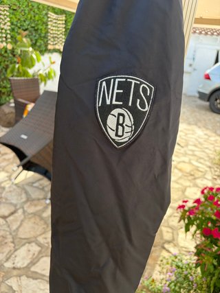 Anorak NBA Hombre Negro y Gris