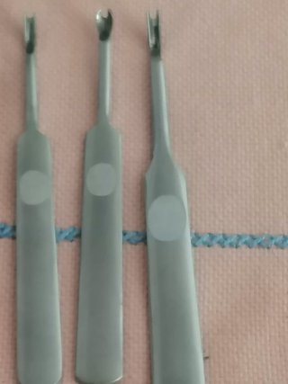 Biseladores Planos Acero Set 3 para Cuero