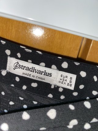 Falda pantalon corta lunares Stradivarius mujer