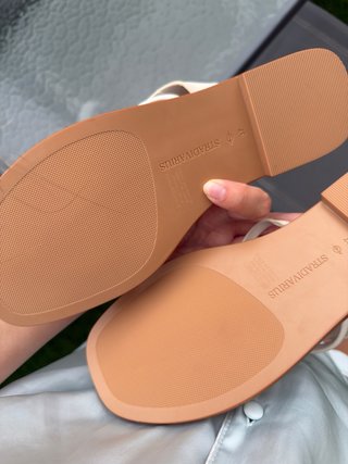 Sandalias Stradivarius blancas talla 37