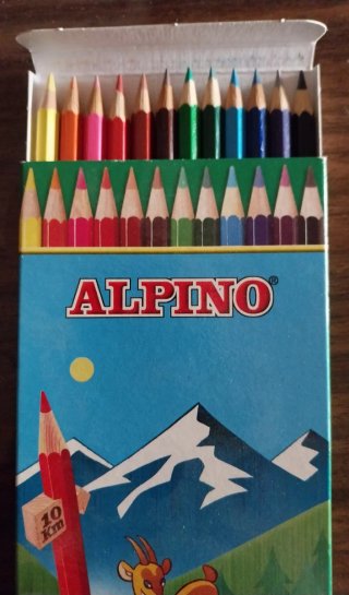 Matite Colorate Alpino 12 Pezzi