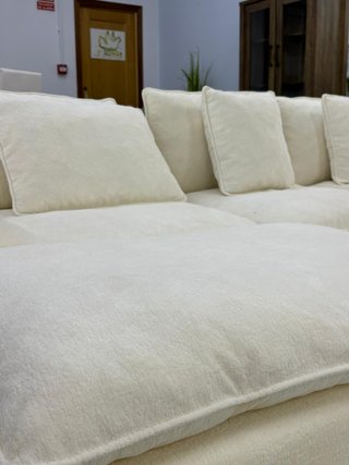 Sofá Modular Beige Grande Nuevo Económico