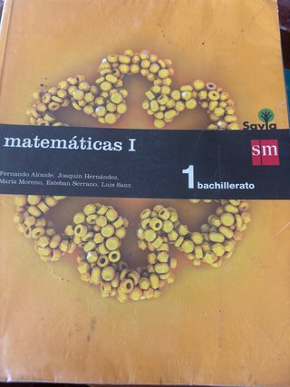 Libro de matematicas I 1 bachillerato SM