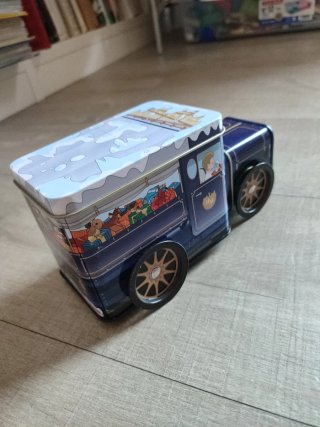 Caja Metálica Coche Navidad+ caja música