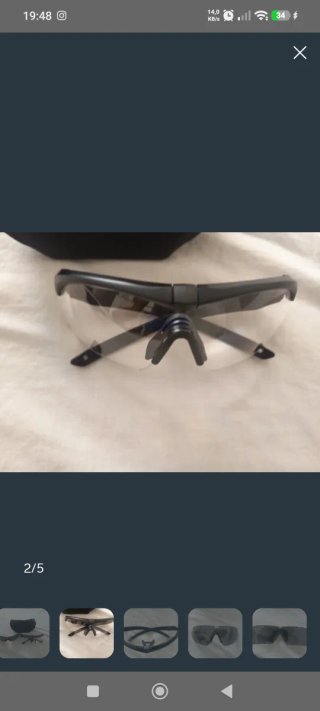 2 Gafas de tiro ESS Americanas