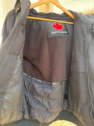 Anorak Zavetti Canada Talla M Negro