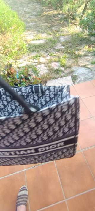 Borsa Christian Dior Nero e Bianco