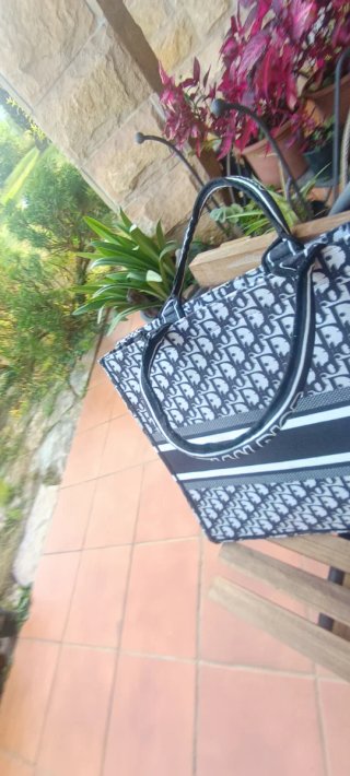 Borsa Christian Dior Nero e Bianco