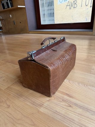 Valigetta Doctor Vintage Pelle Autentica