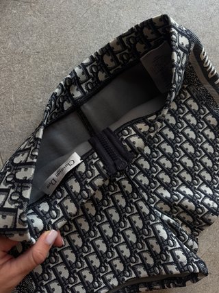 Conjunto Deportivo Dior Negro y Blanco