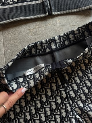Conjunto Deportivo Dior Negro y Blanco