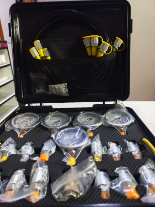 Kit Manómetros Presión Hidráulica VEVOR