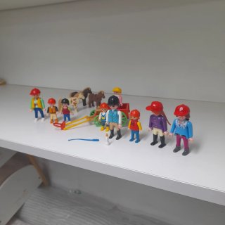 Playmobil Set de Caballos y Carro más figuras