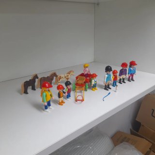 Playmobil Set de Caballos y Carro más figuras
