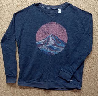 Sudadera mujer montaña círculo