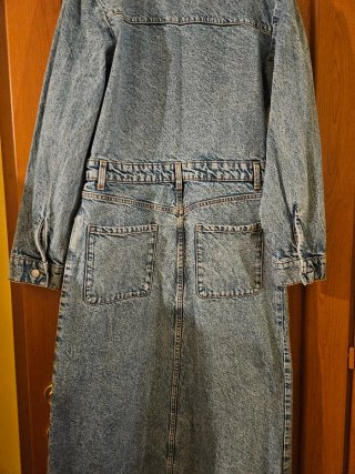 Abito lungo in denim Zara