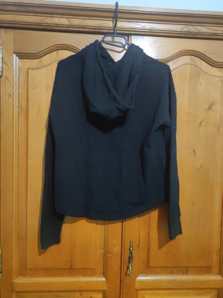 Sudadera Aire Retro Negra Talla S