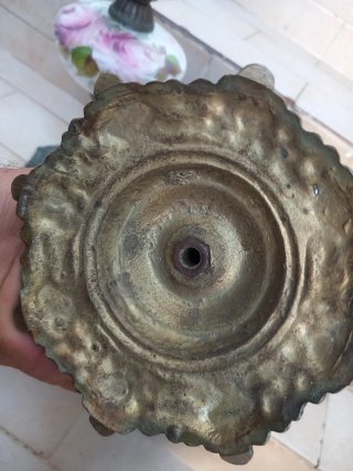 Par de candeeiros antigos para restauro