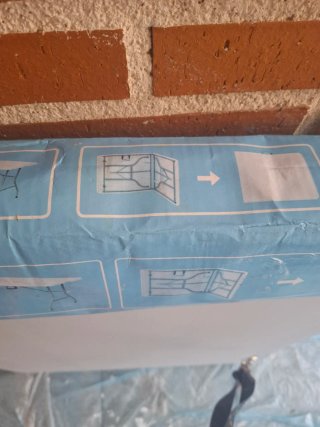 Mesa plegable 180x74 cmts.Sin estrenar.