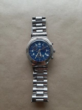 Reloj Swatch Irony Cronógrafo Azul