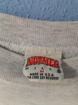 Sudadera Vintage Chicago Bulls Gris Roja