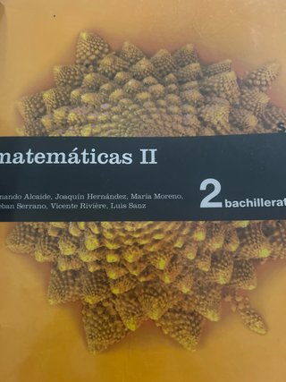 Matemáticas II 2 Bachillerato