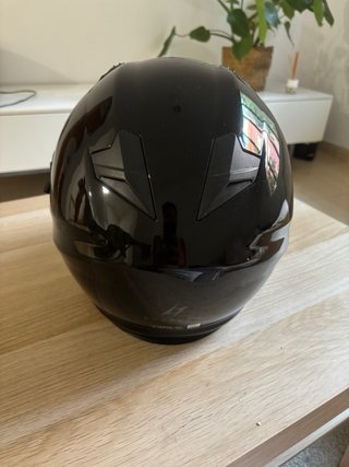 Casco de moto negro Stormer tamaño M