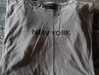 Camiseta INSIDE New York Beige