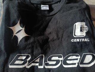 Camiseta Bershka Negra Talla M