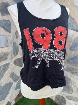Camiseta Shana 1984 Negra Estilo Rock