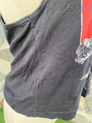 Camiseta Shana 1984 Negra Estilo Rock